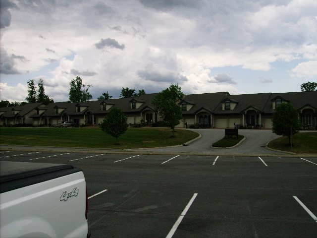 Condominiums across from the clubhouse