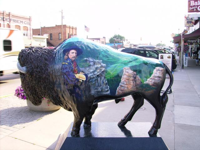 #3 Painted buffalo in Custer SD