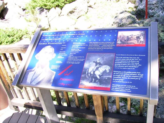 G Washington storyboard from President's Walk